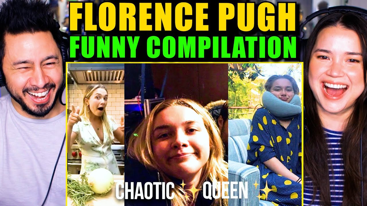 FLORENCE PUGH (Yelena in Black Widow, Hawkeye) Being Funny Chaotic Queen Reaction!