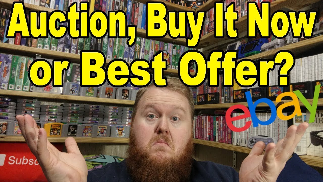 SELLING As An Auction, Buy It Now Or Best Offer On EBAY