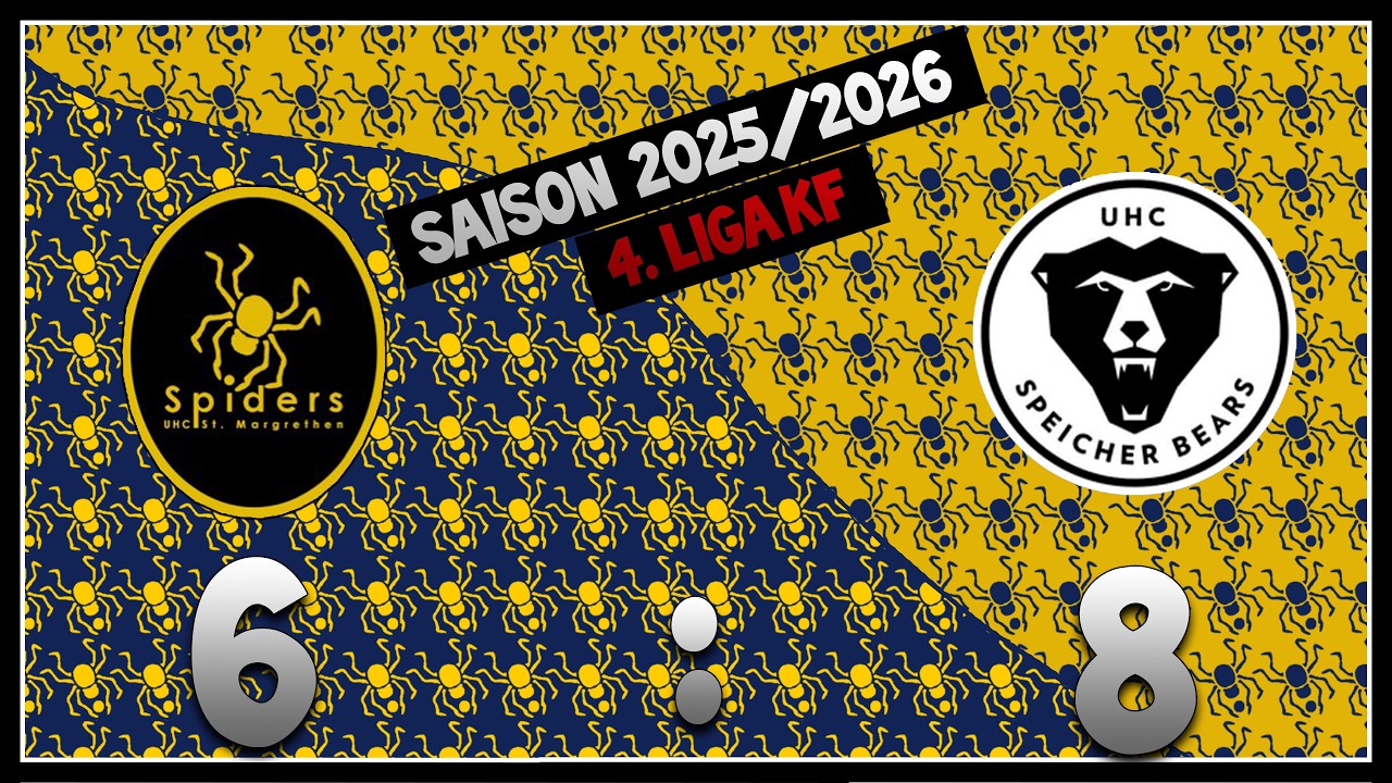 UHC Spiders St.Margrethen VS Speicher Bears | 22.02.2026 | 4.Liga | KF | Unihockey