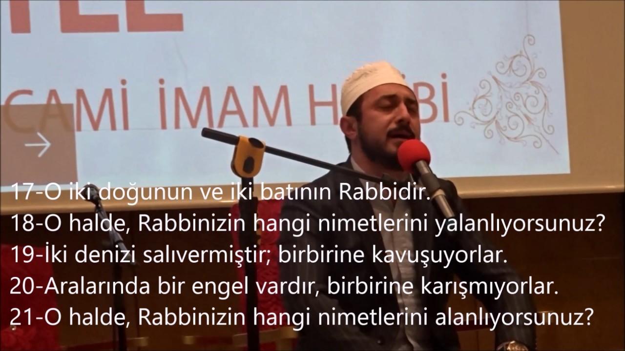 Ali TEL-Kamer ve Rahman Suresi