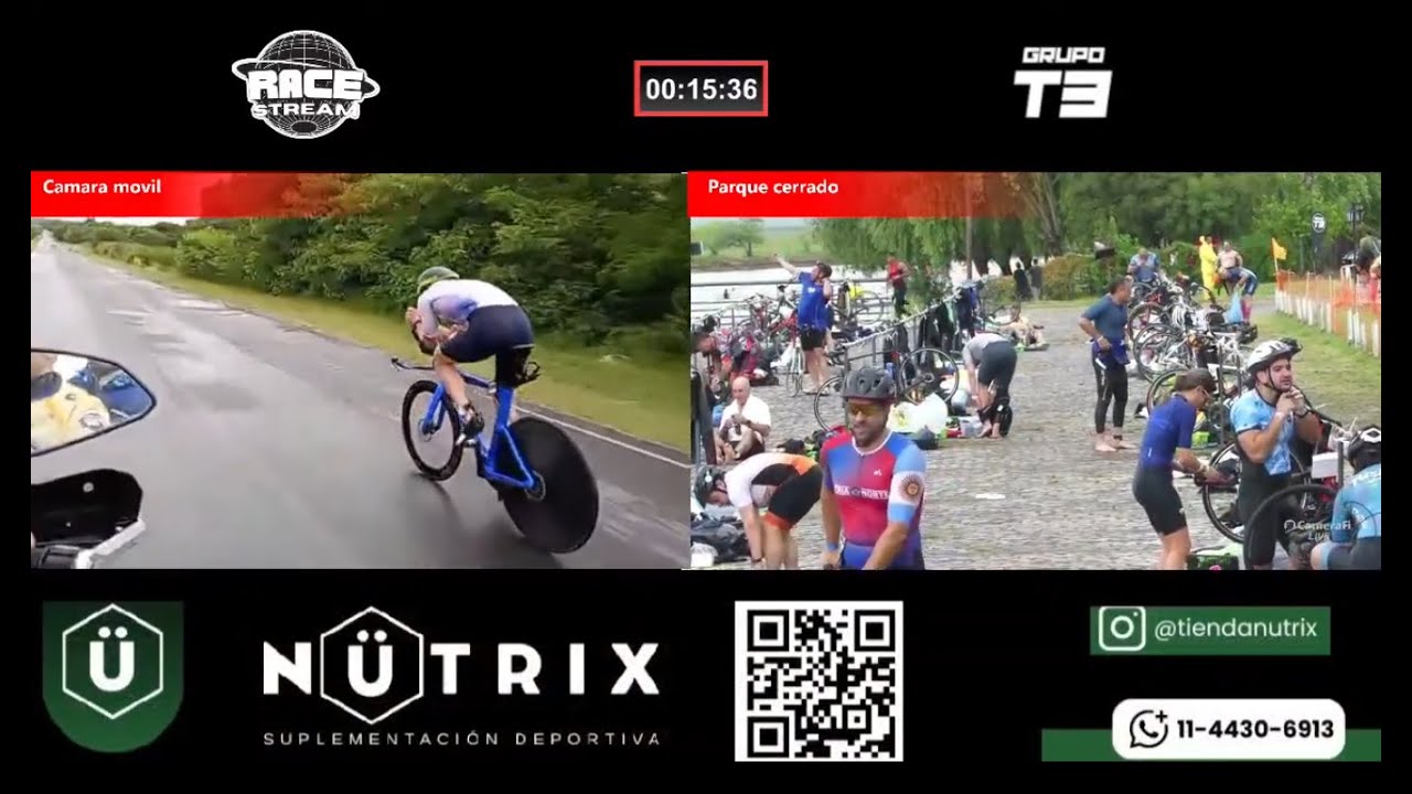 Streaming del triatlon Olimpico de Baradero 2025
