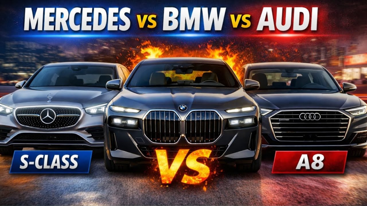 2026 Mercedes S-Class vs BMW 7 Series vs Audi A8 — Which Luxury Sedan Wins?