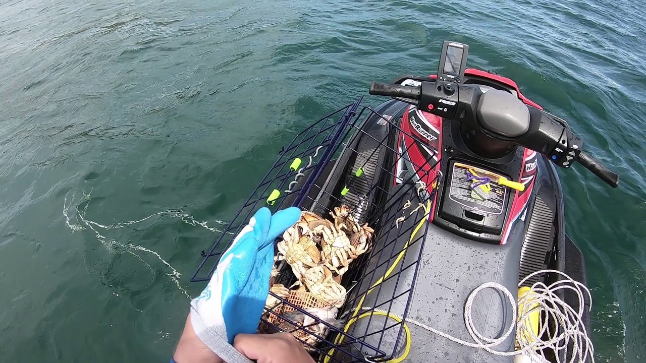 Jet Ski Fishing and crabbing off the Oregon Coast