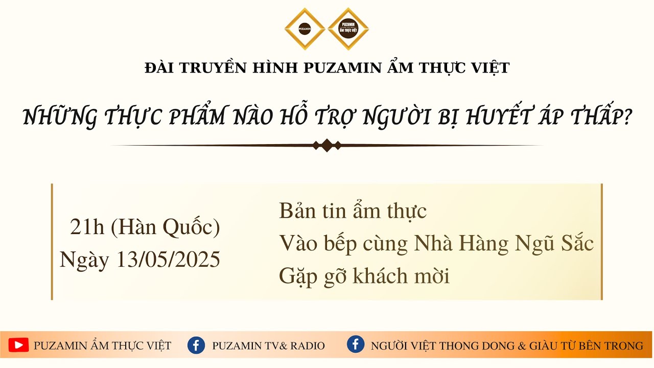 NHỮNG THỰC PHẨM NÀO HỔ TRỢ NGƯỜI BỊ HUYẾT ÁP THẤP