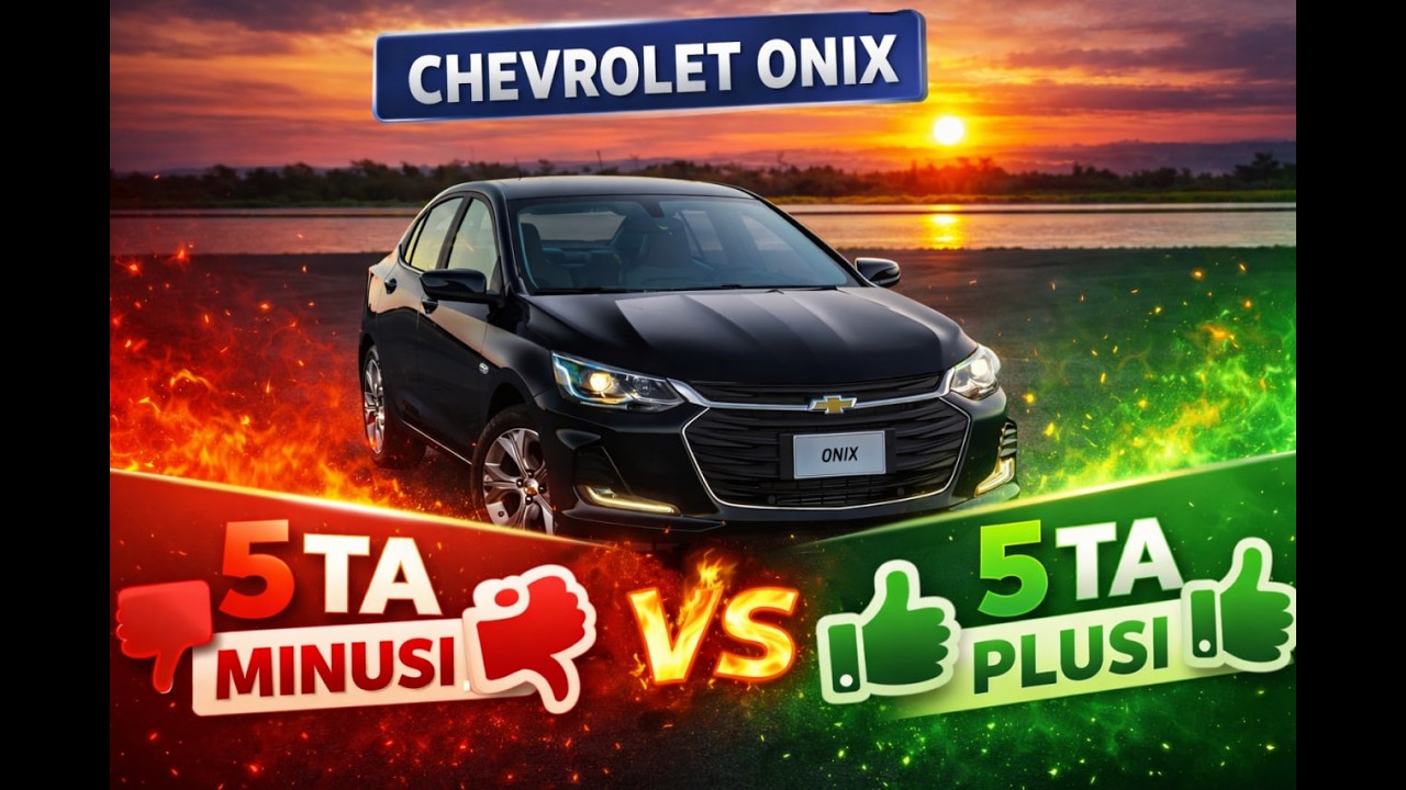 Chevrolet Onix Haqida. Plus va Minuslari.