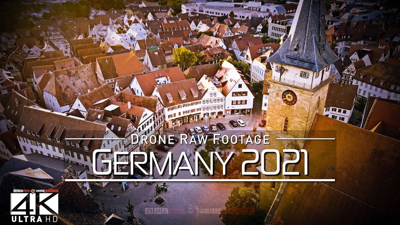 【4K】Drone RAW Footage 🔥 This is GERMANY 2021 🔥 Berlin and More | UltraHD Stock Video