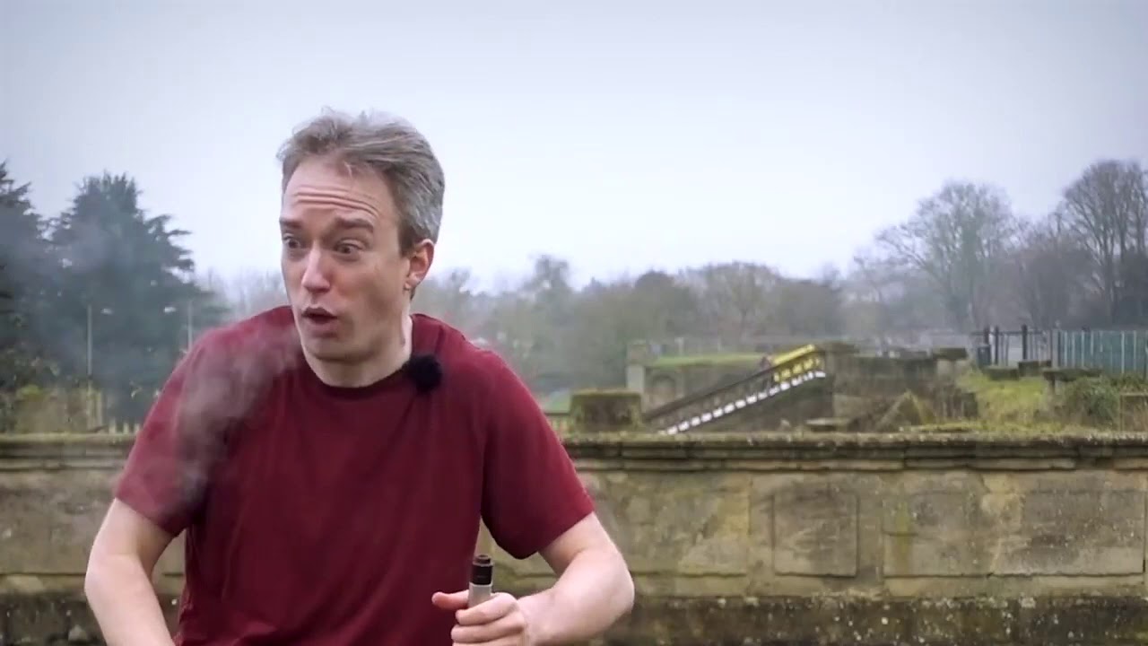 Tom Scott chokes on vape but it's reversed