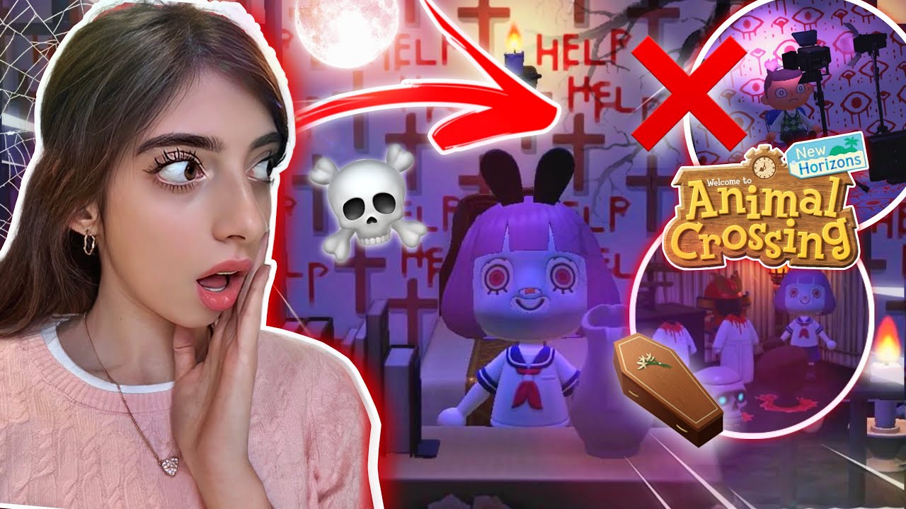 NE VISITE SURTOUT PAS CETTE ÎLE dans ANIMAL CROSSING NEW HORIZONS ! 🔪 L’ÎLE de HITOKUI 🩸