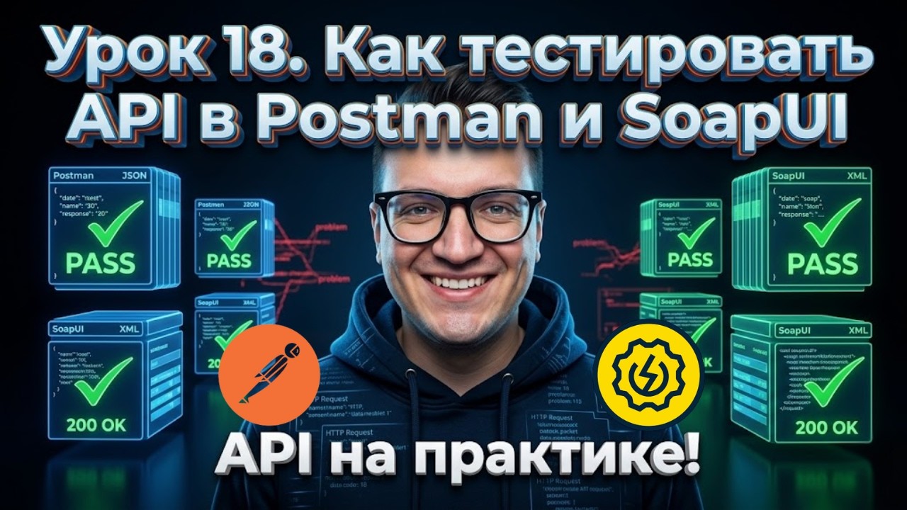 Тестировщик с нуля / Урок 18. Как тестировать API с помощью  Postman, SoapUI. Отличия GET и POST