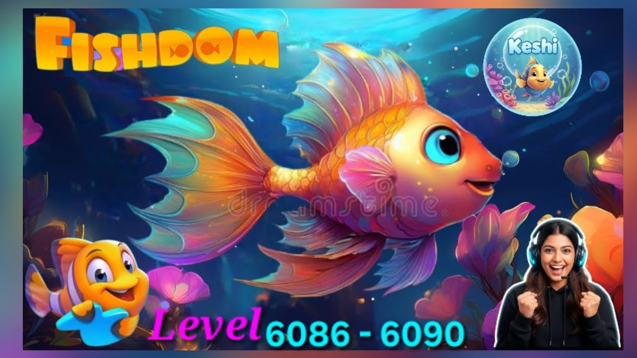 FISH DOM | Level 6086 to 6090 | Gaming_With_Keshi 🐬🐙