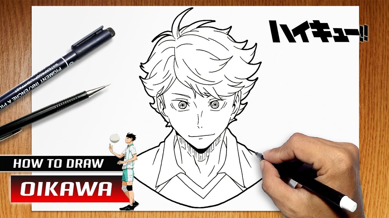How to draw Oikawa Tooru from Haikyuu!!