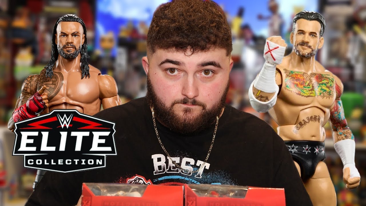 Обзор фигурок CM Punk и Roman Reigns из коллекции WWE ELITE TOP PICKS 2026!