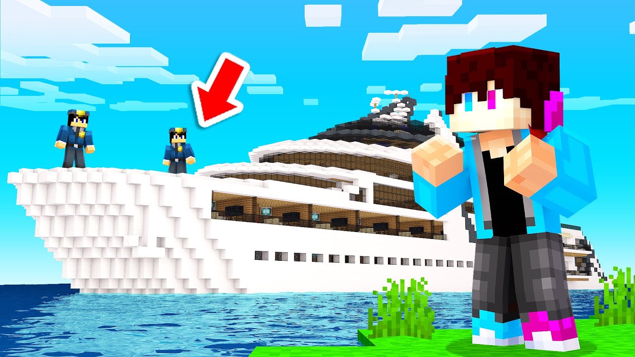 INBREKEN Op Een YACHT In MINECRAFT! (Survival)