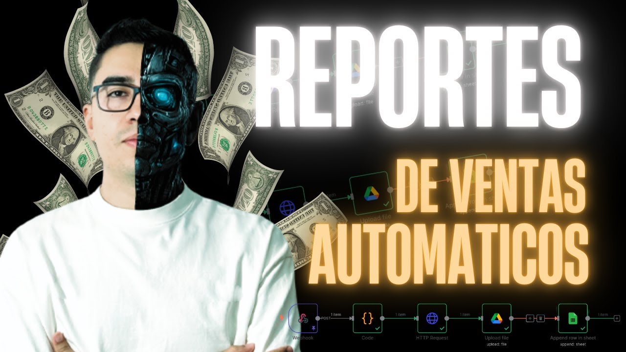 La MEJOR manera de tener Reportes de ventas en Automático con N8N y GHL