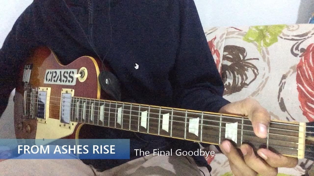 From Ashes Rise - The Final Goodbye | Guitar Cover