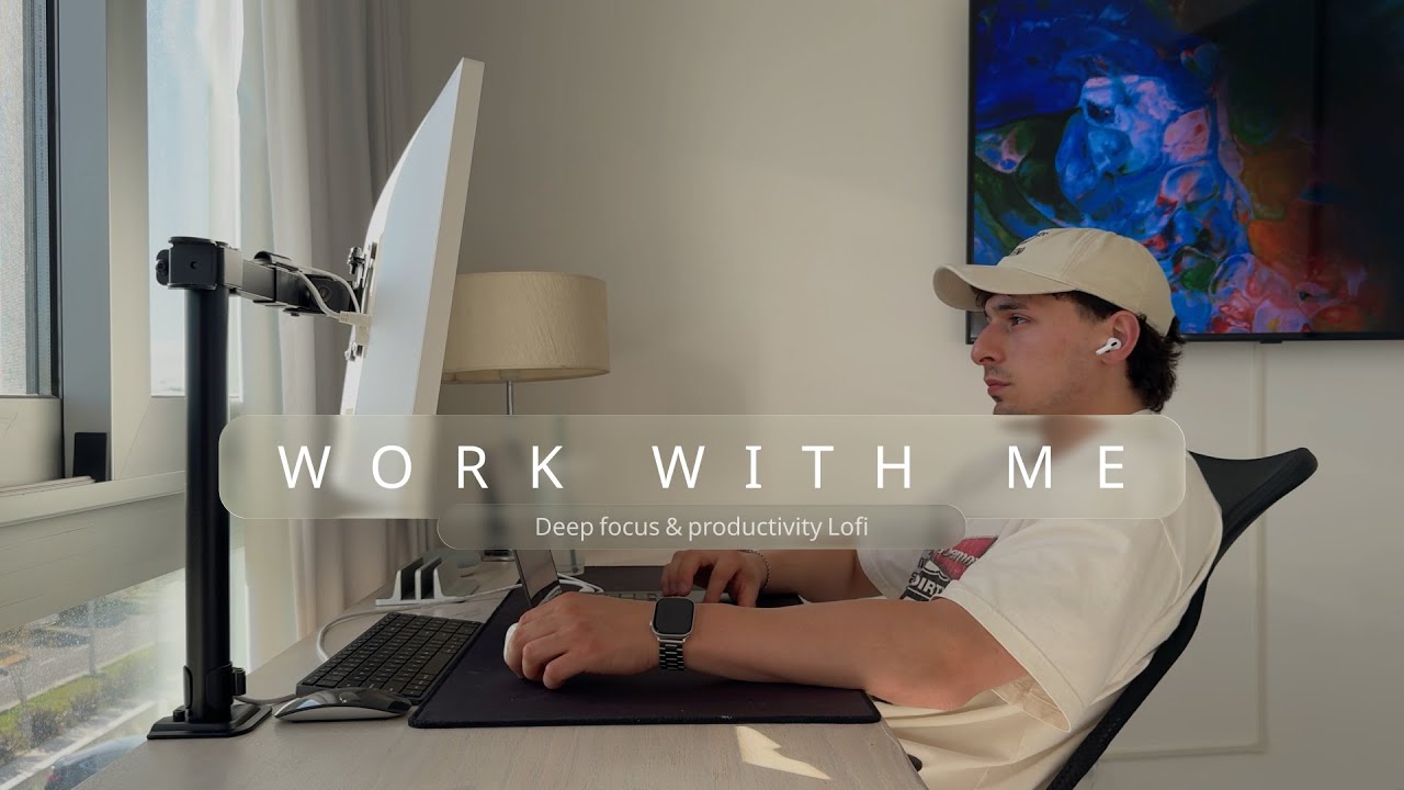 Work With Me (1.7 HOURS) | Deep Focus for Productivity With chill Hip-hop Lo-fi Music