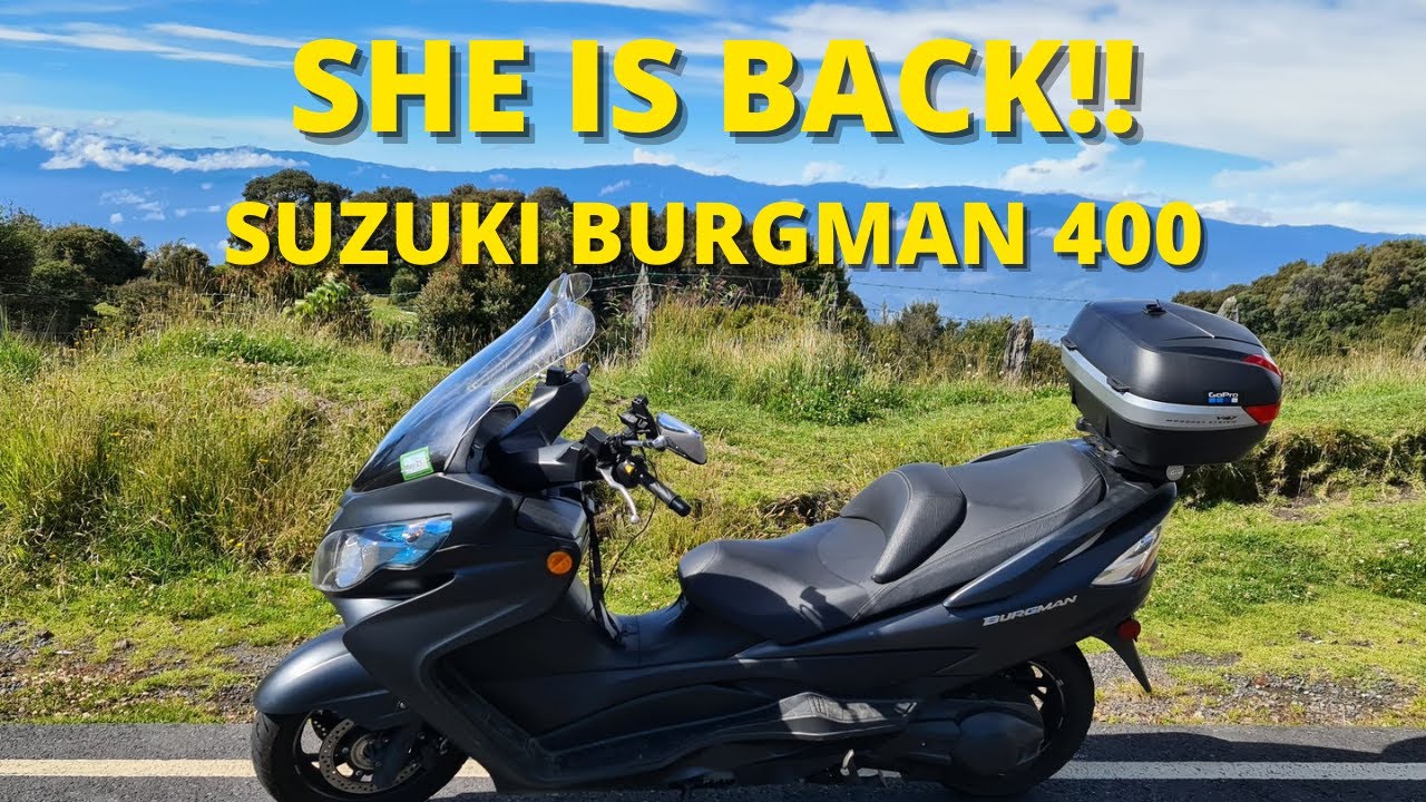 SHE IS BACK!! SUZUKI BURGMAN 400 | PLAYA HERRADURA - COSTA RICA | AVENTURAS DE UN MOTERO