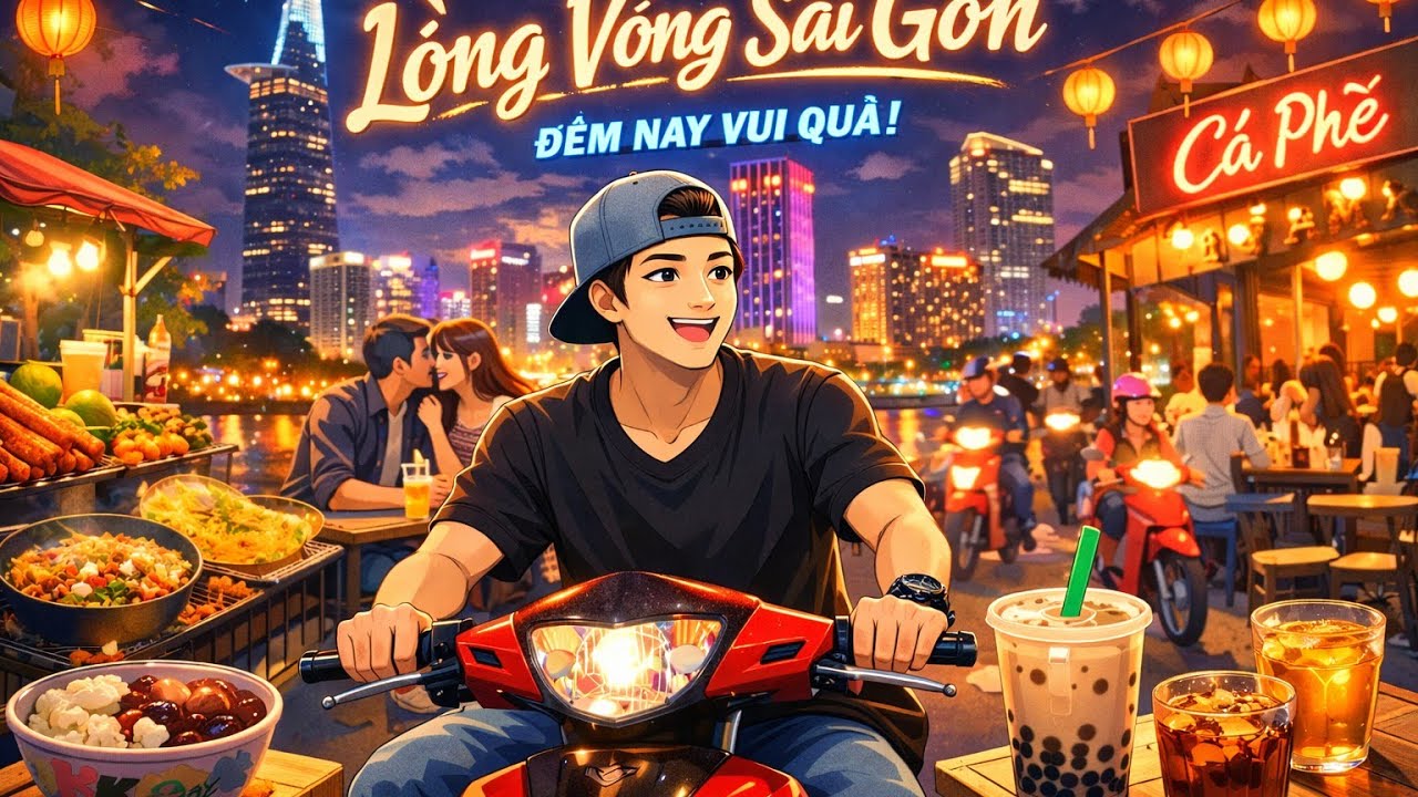 Lòng Vòng Sài Gòn  | Melody Vui Đi Đêm – Ăn Sập Thành Phố  | Chill Không Lối Về