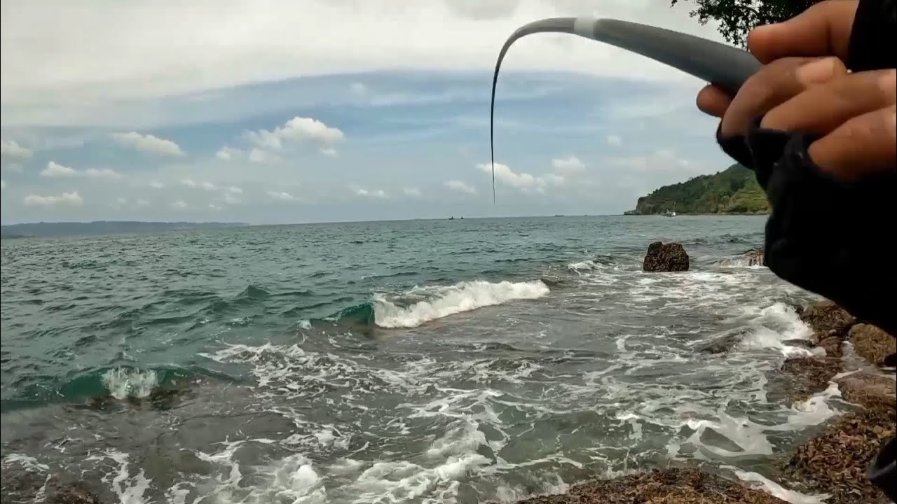 PENTING YAKIN‼️AIR SEDANGKAL INI MASIH DAPAT STRIKE || MANCING PINGGIRAN LAUT AIR