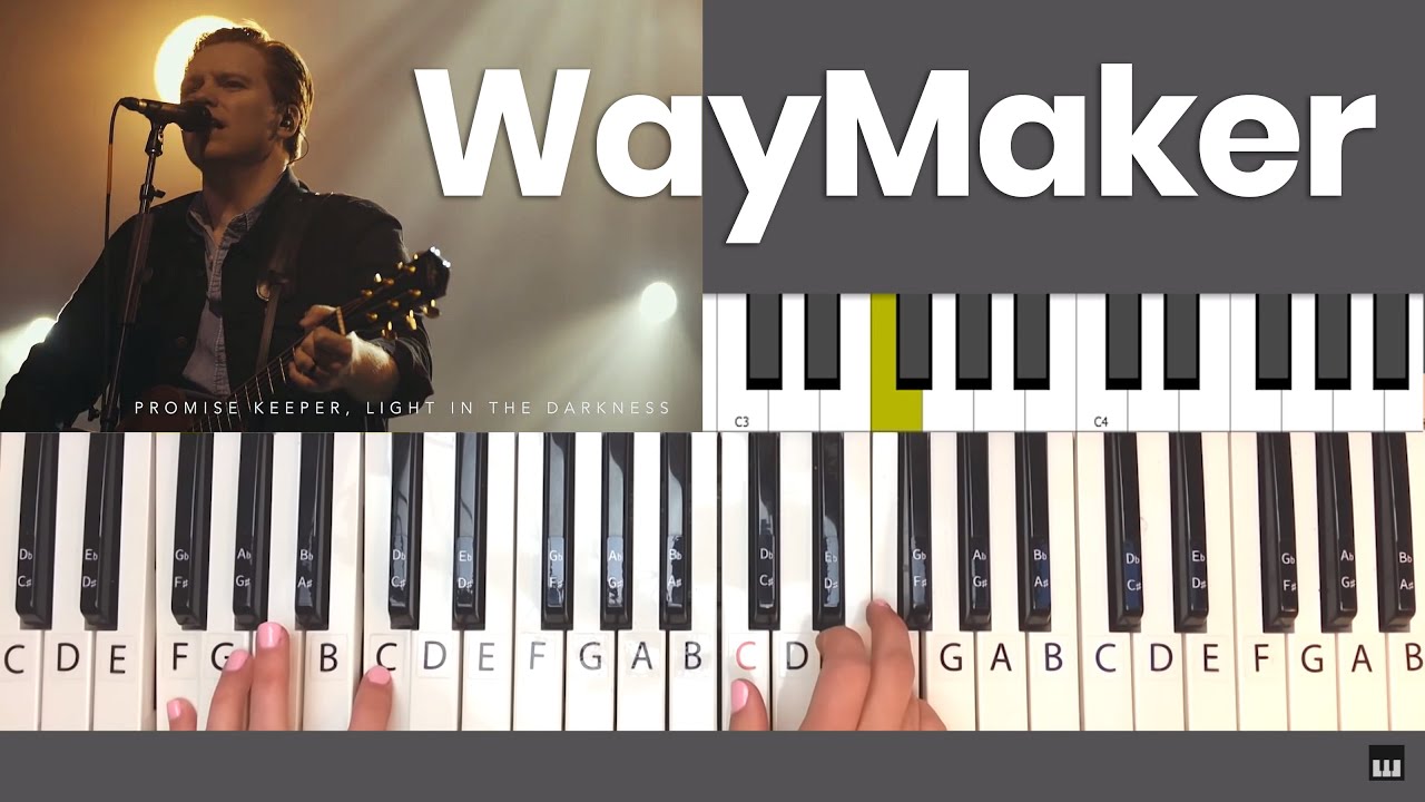 Waymaker - Учебное пособие по игре на фортепиано Sinach и аккорды