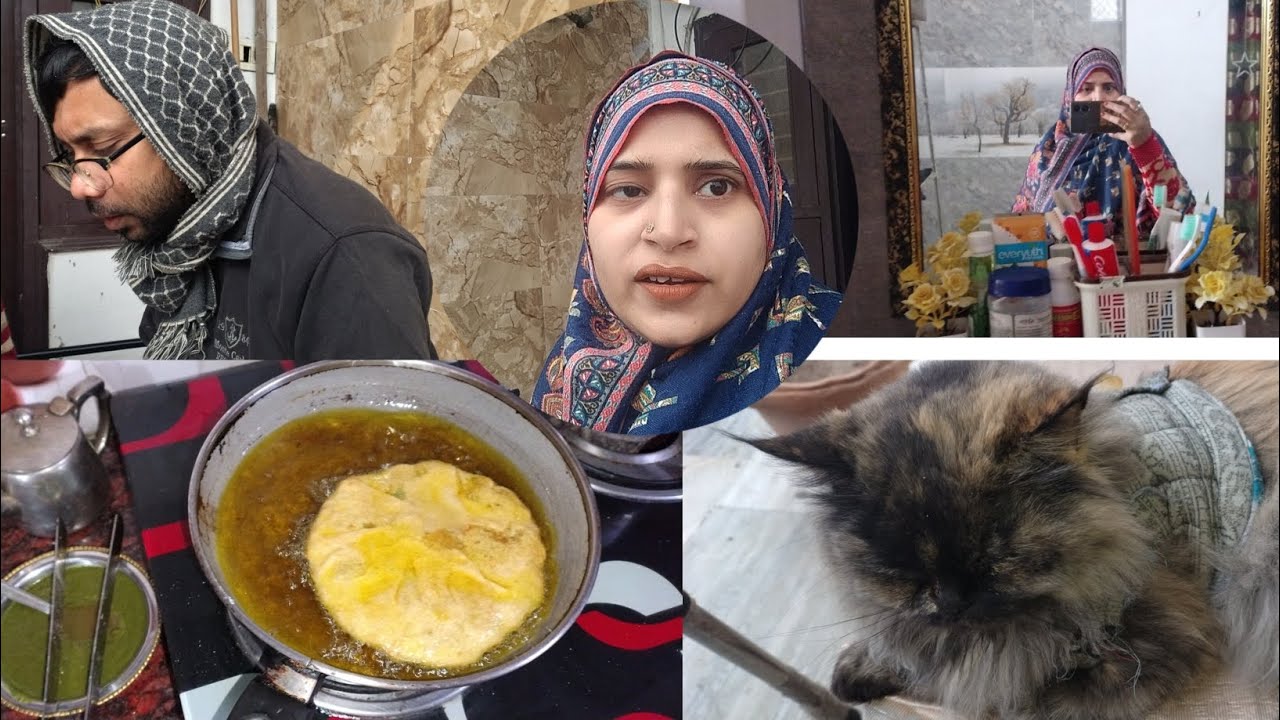Aaloo ki kachori recipe #cats ko lagi thand #daily busy Life routine 🤔#farha vlog 