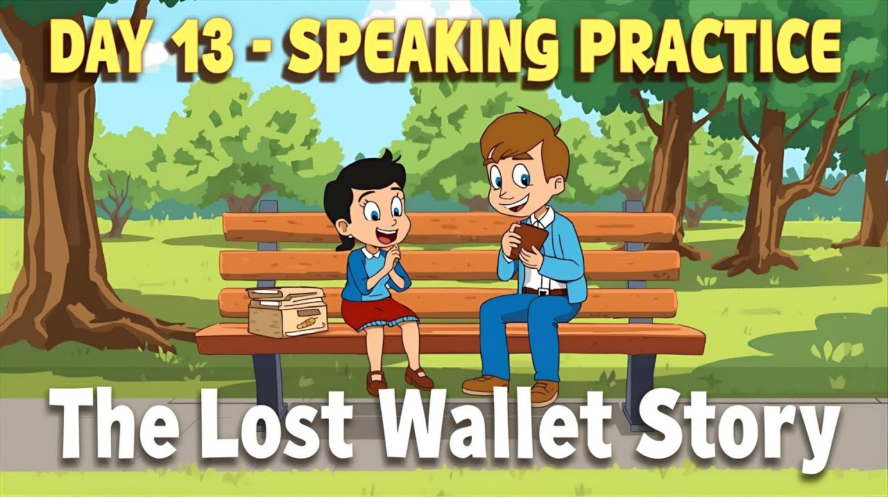 Day 13 | English Speaking Practice with Story – The Lost Wallet