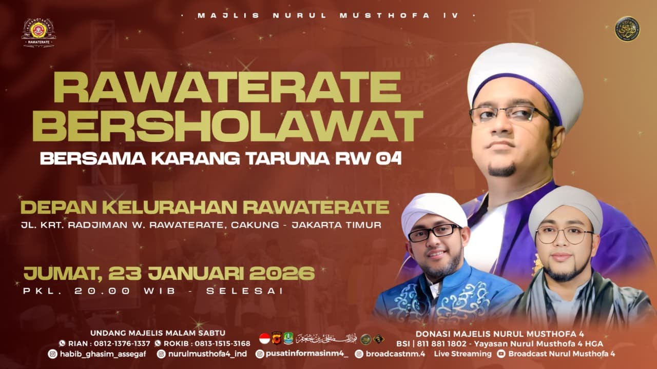 🔴LIVE! Nurul Musthofa 4 | Jumat, 23 Januari 2026 | Jl. KRT Radjiman W. Rawaterate. Cakung - Jaktim
