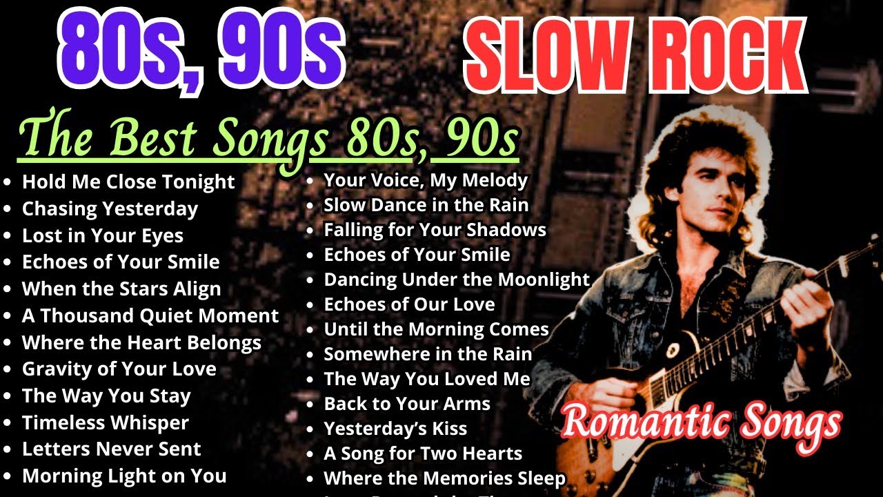 ULTIMATE ROMANTIC 80s–90s Slow Rock 🎸 Timeless Love Songs for Easy Listening Love songs slow rock