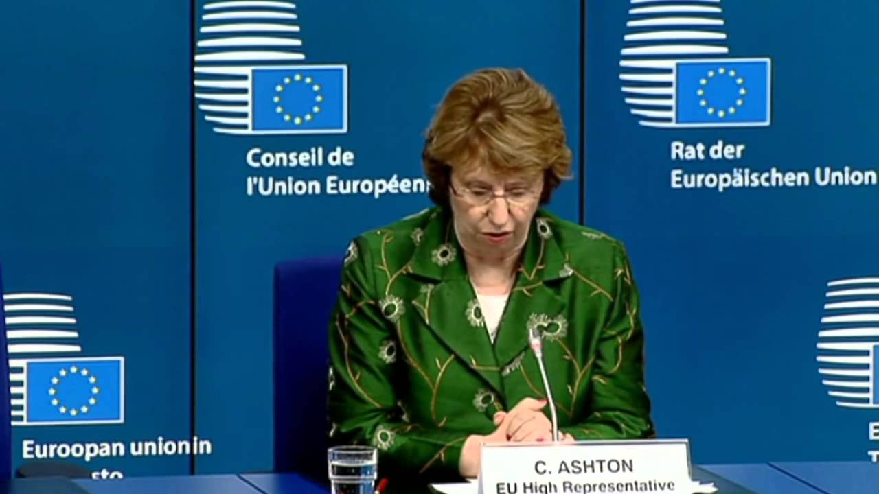 Foreign Affairs Council - Press conference by Catherine ASHTON