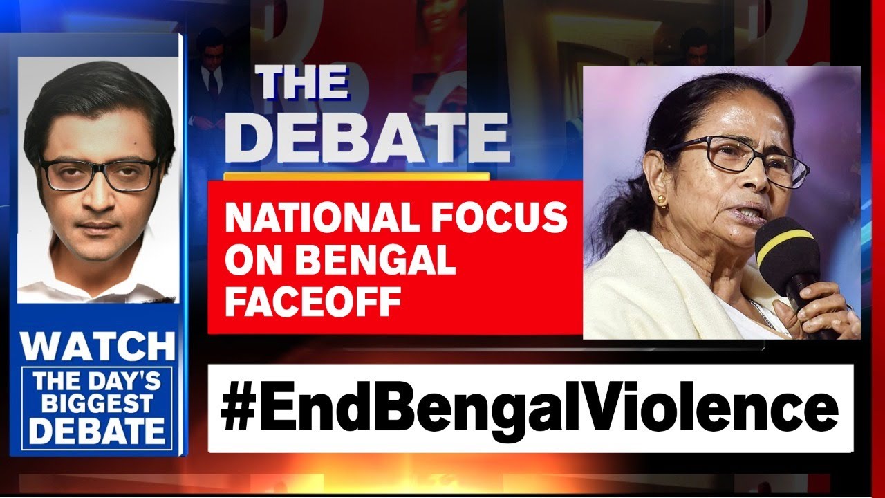 BJP Convoy Attacked: Centre-West Bengal Govt Faceoff Grows | The Debate With Arnab Goswami