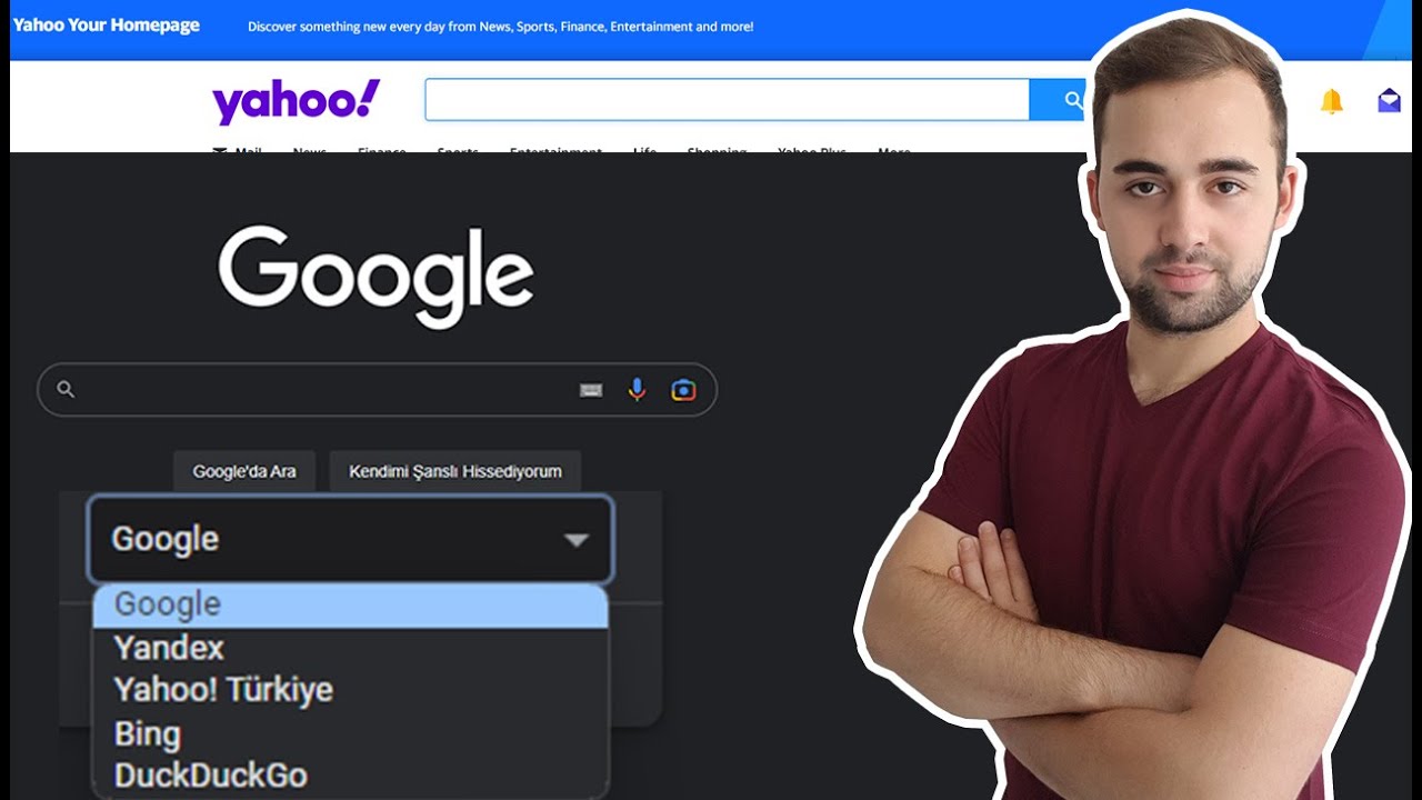 Google Yahoo Kaldırma, Chrome Arama Motoru Değiştirme