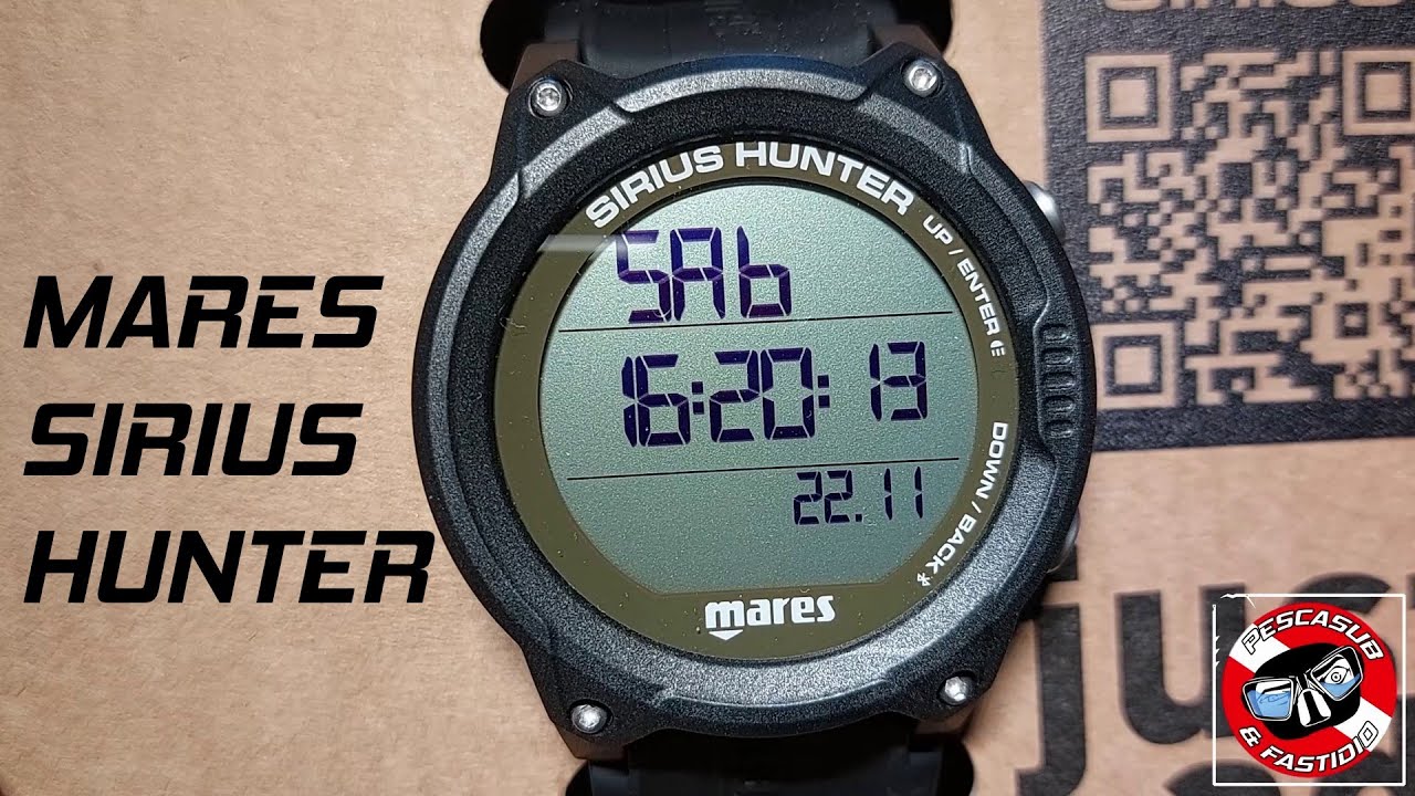 MARES SIRIUS HUNTER  - NUOVO COMPUTER PESCA IN APNEA E APNEA