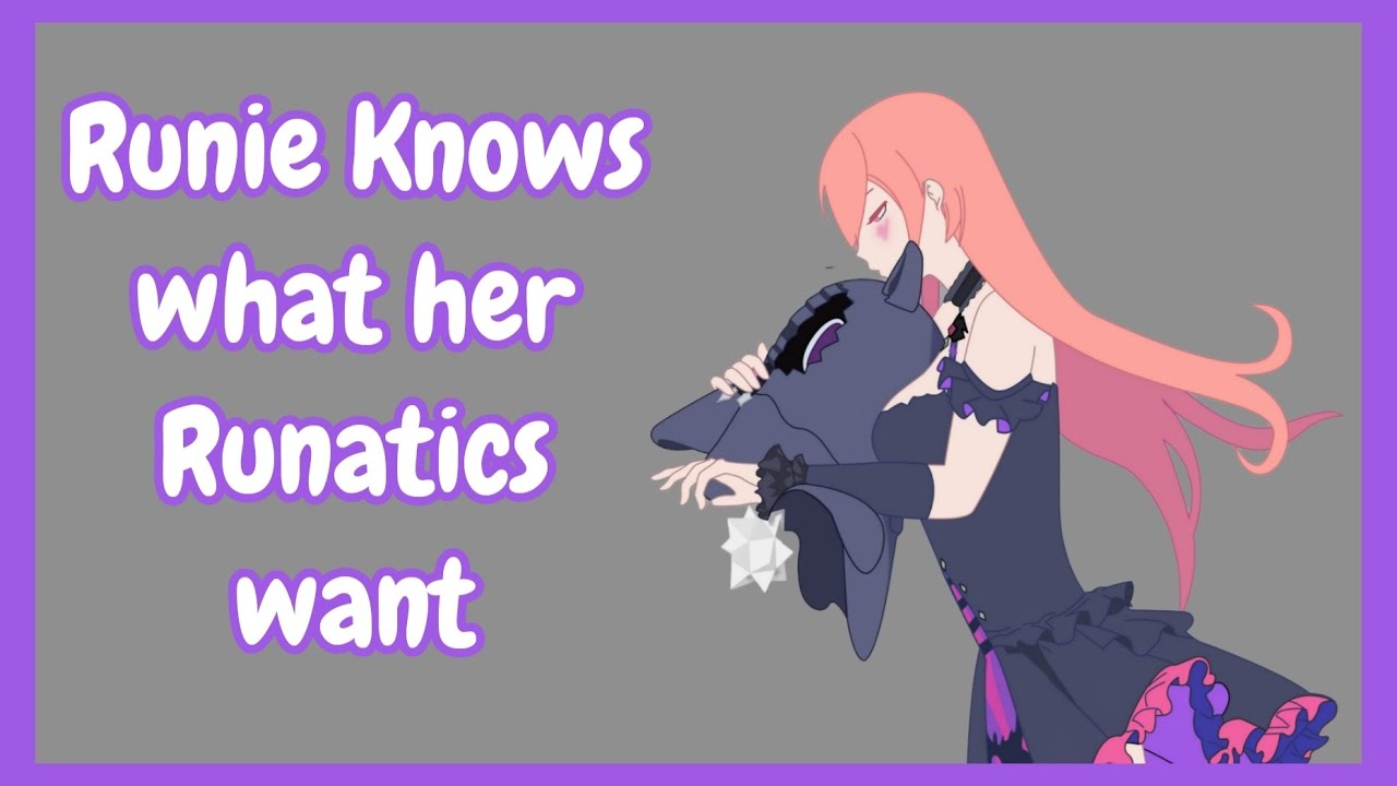 Runie knows what her Runatics want