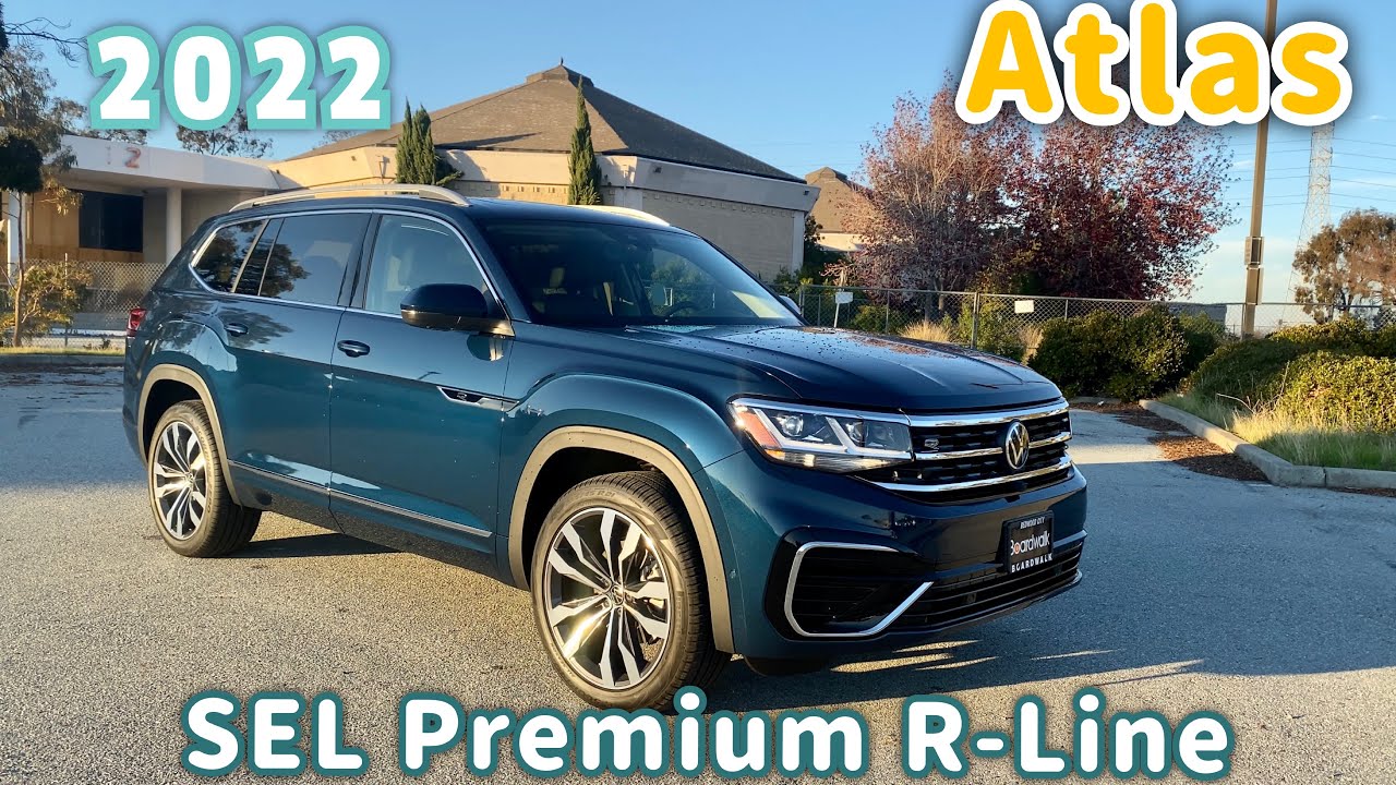 2022 Volkswagen Atlas SEL Premuim R-Line / full Review & Test Drive!!
