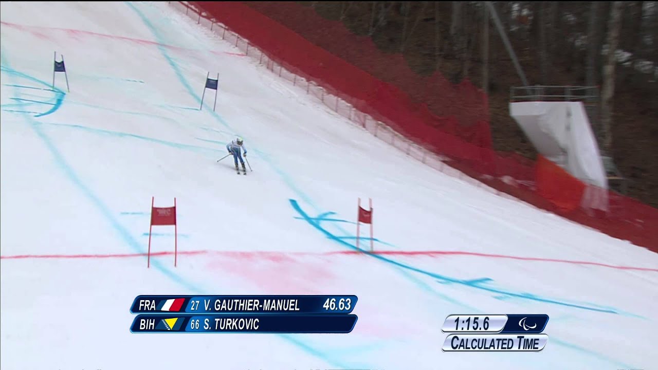 Senad Turkovic (1st run) | Men's giant slalom standing | Alpine skiing | Sochi 2014 Paralympics