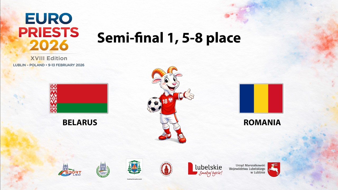 18th EUROPEAN FUTSAL CHAMPIONSHIP OF CATHOLIC PRIESTS | Semi-final 1, 5-8 place