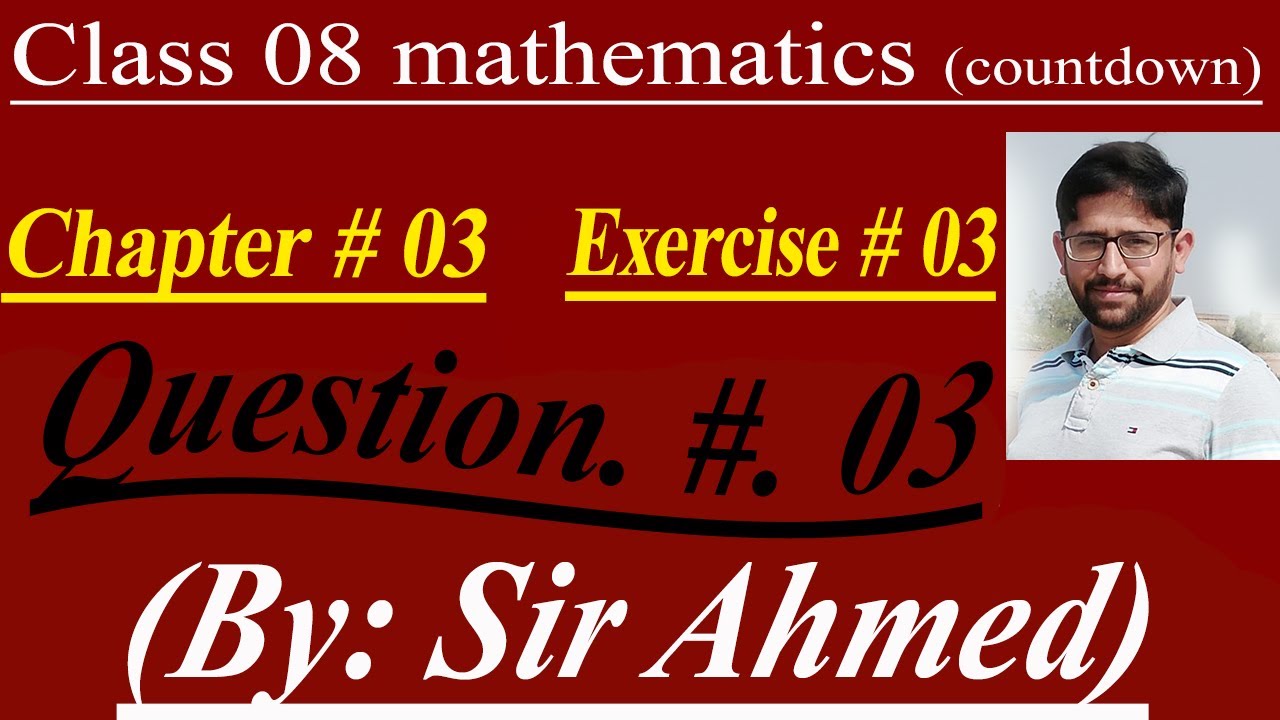 Mathematics of Class 8
