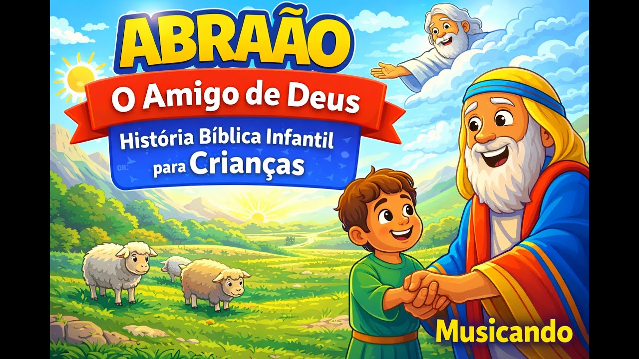 História para Crianças 🌟💛 Abraão: O Amigo de Deus | Historinha Infantil