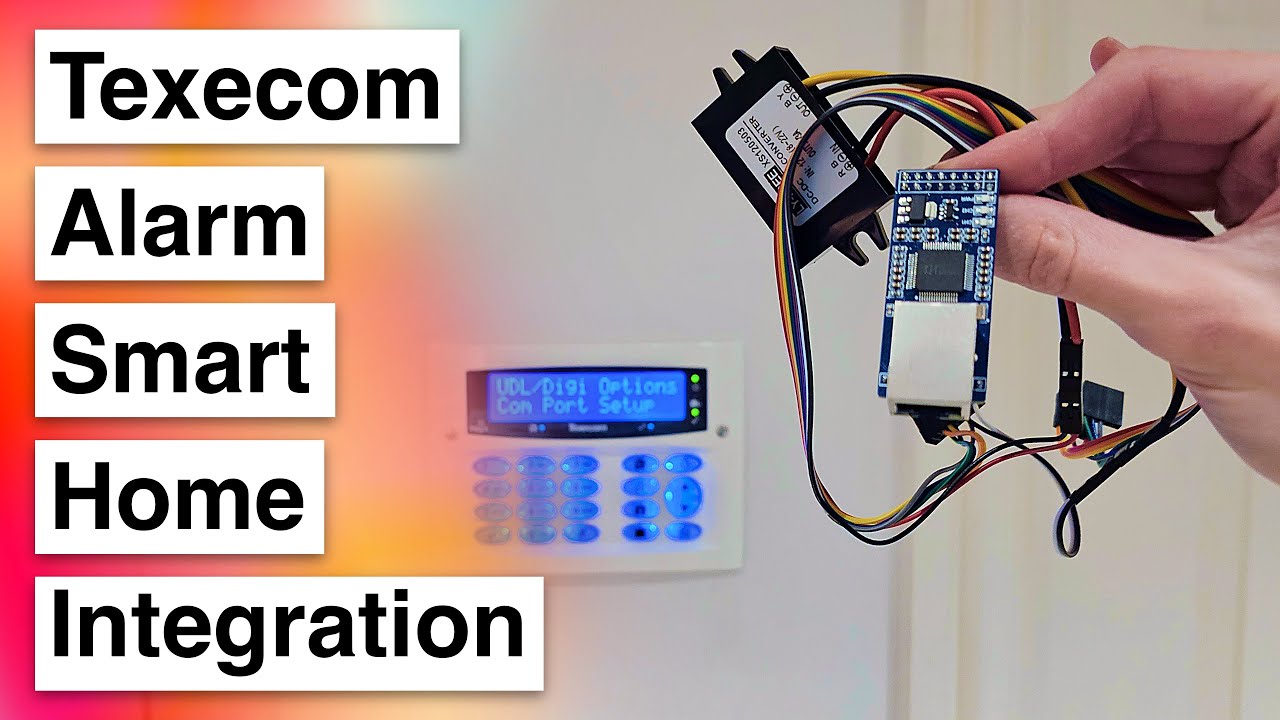 This works so well!  Texecom Burglar Alarm Smart Home Integration