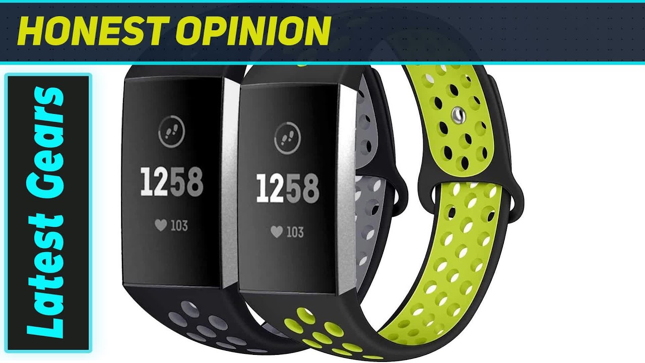 Fitbit Charge 4/3 Bands: The Ultimate Silicone Sports Strap!