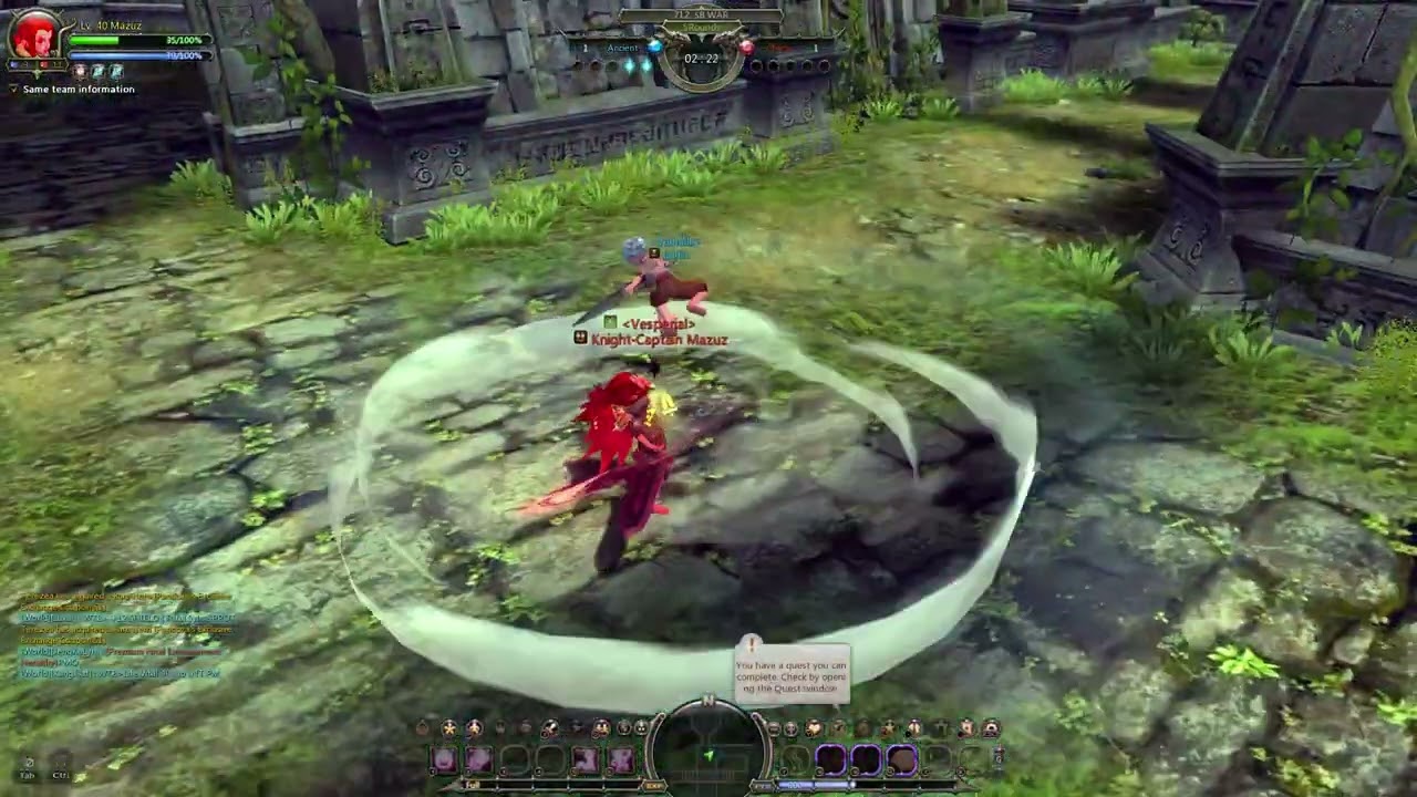DN Classic PVP Ballin (Swordmaster) VS Mazuz (Swordmaster)
