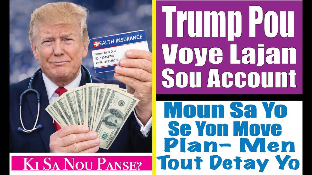 Trump Pou Voye Lajan Sou Account Moun Sa Yo   Se Yon Move Plan