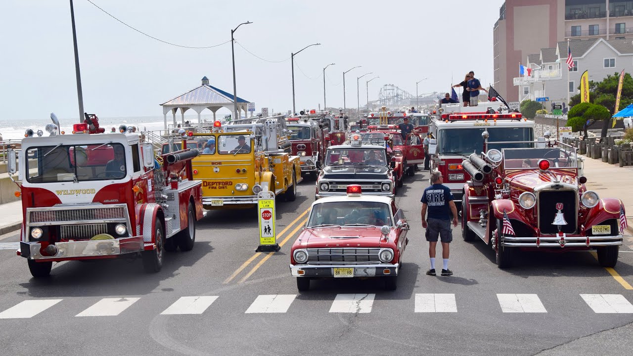 Lights And Sirens Fire Truck Parade 6th Annual Wildwood Fire Muster 9-14-25