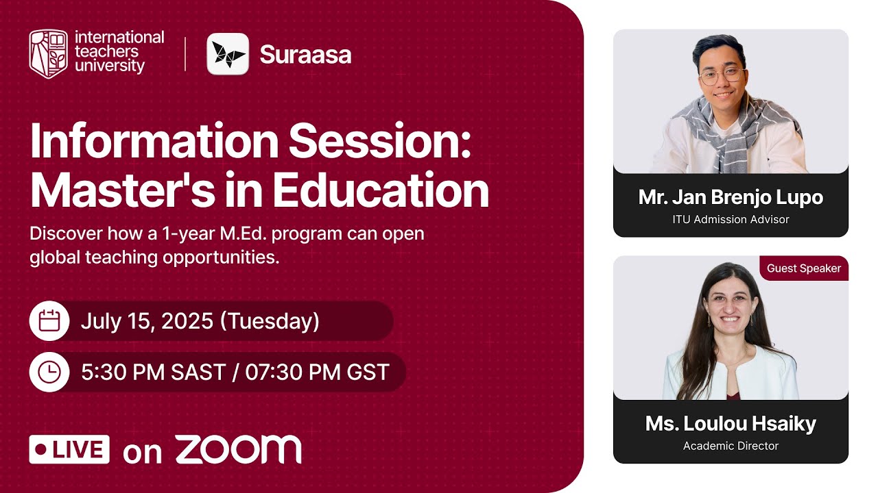 Information Session: Master's in Education