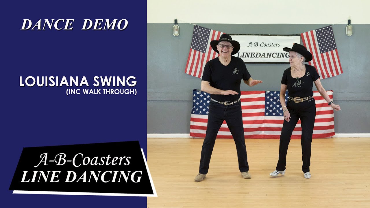 LOUISIANA SWING - Line Dance Demo & Walk Through