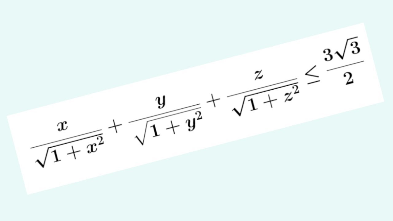 An Interesting Inequality