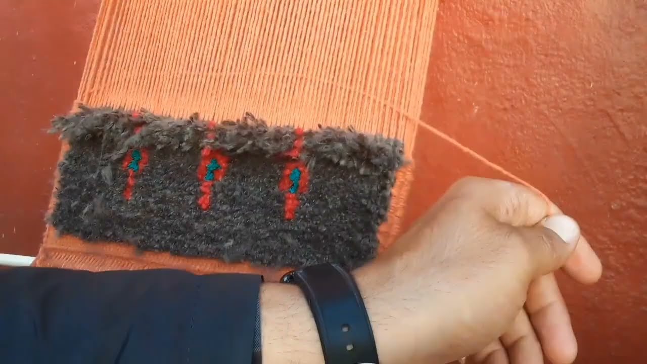 عمل نمودج زربية صغيرة بسهولة