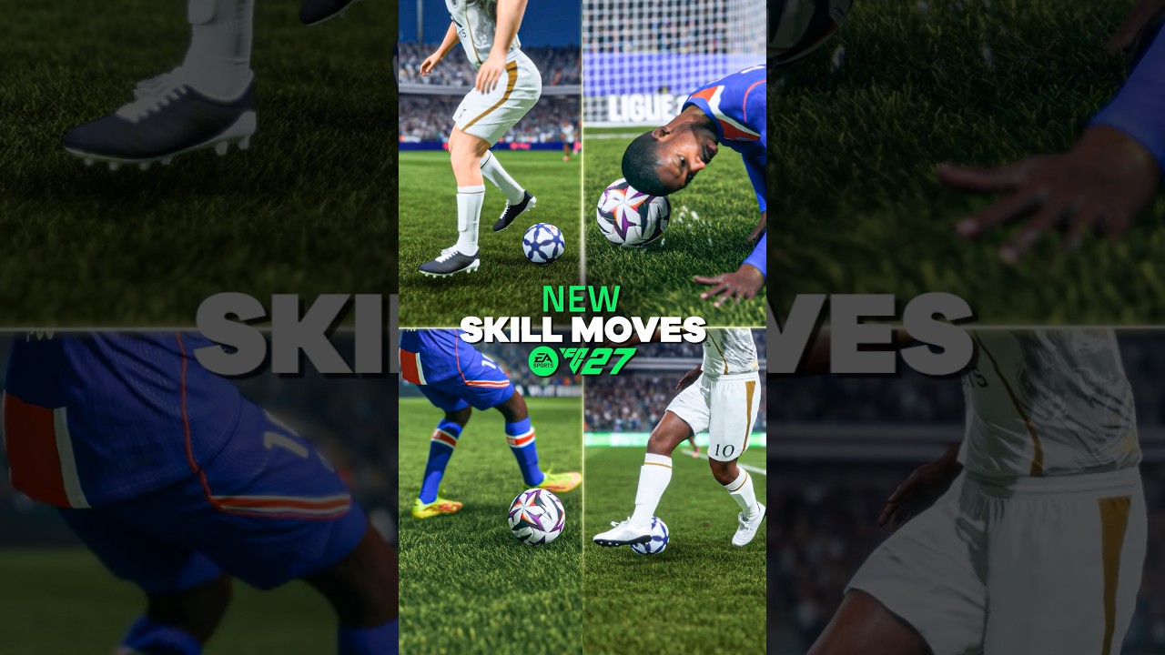FC 27 NEW Skill Moves Tutorial! 🔥 Fake Turn, Ball Roll Spin & More