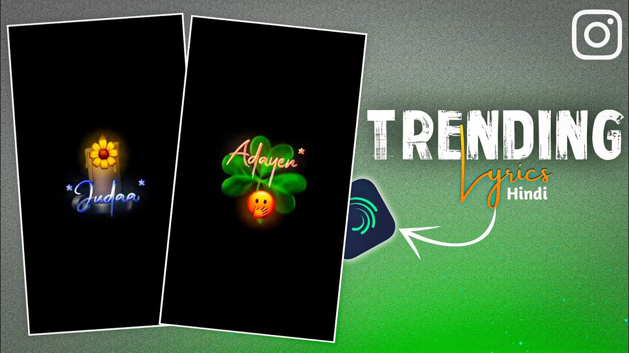 New viral reels emoji up down lyrics video editing | Alightmotion | Technical Mahatma