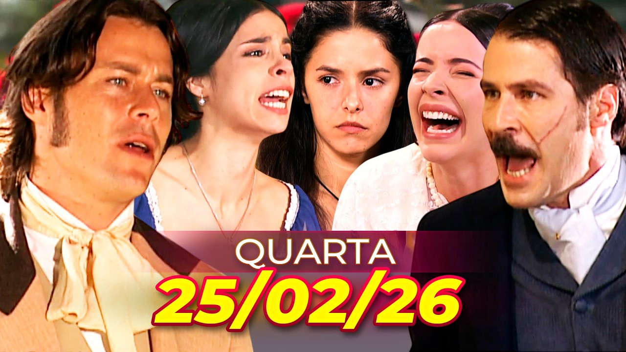 A Escrava Isaura (25/02/2026) Capítulo de Hoje Completo, Quarta-Feira - Resumo